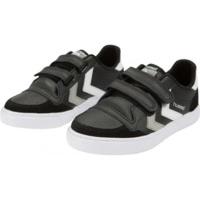 Hummel Stadil Leather JR Low black/white/grey