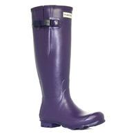 Hunter Women\'s Norris Field Adjustable Wellington Boot, Purple