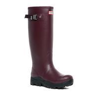 hunter womens tall snow wellies red