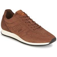 hugo boss orange adrenal runn mens shoes trainers in brown