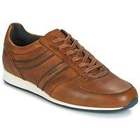 hugo boss orange orland runn mens shoes trainers in brown