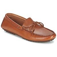 hudson felipe mens loafers casual shoes in brown