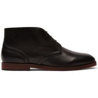 hudson houghton two chukka boot black mens mid boots in black