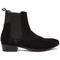 hudson watts suede boot black mens low ankle boots in black