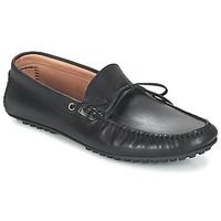 hudson felipe mens loafers casual shoes in black