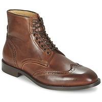 hudson greenham calf mens mid boots in brown