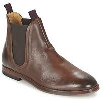 hudson tamper calf mens mid boots in brown