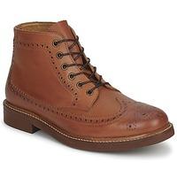 hudson hemming mens low ankle boots in brown