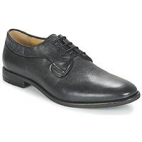 hudson greenock mens casual shoes in black