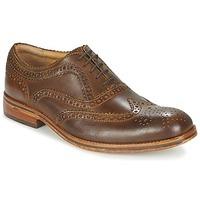 hudson keating calf mens casual shoes in brown