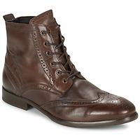 hudson simson mens mid boots in brown