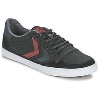 hummel ten star duo oiled low mens shoes trainers in black
