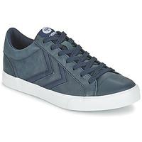 hummel baseline court mens shoes trainers in blue