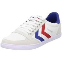 hummel slimmer stadil low mens shoes trainers in white