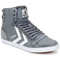hummel ten star high mens shoes high top trainers in grey