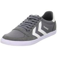 hummel slimmer stadil low mens shoes trainers in grey