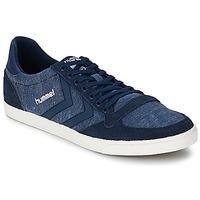 Hummel SL STADIL WASHED LOW men\'s Shoes (Trainers) in blue