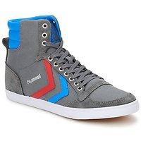 Hummel TEN STAR HIGH CANVAS men\'s Shoes (High-top Trainers) in grey