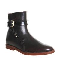 Hudson London Quartz Strap Boots BORDO LEATHER