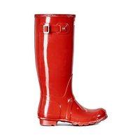 Hunter Original Tall Gloss Boot Military Red