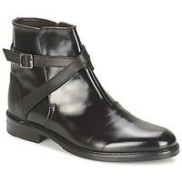 hudson irvine womens mid boots in black