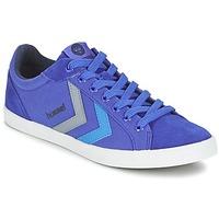 hummel deuce court summer womens shoes trainers in blue