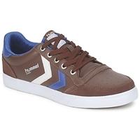 hummel stadil low womens shoes trainers in brown
