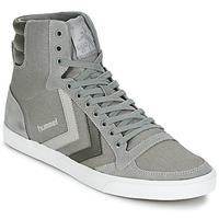 Hummel TEN STAR DUO CANVAS HIGH women\'s Shoes (High-top Trainers) in grey