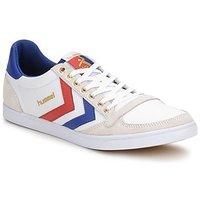 hummel slimmer stadil low womens shoes trainers in white