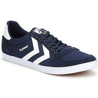 hummel slimmer stadil low womens shoes trainers in blue