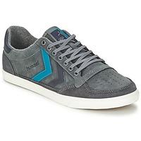 hummel ten star oiled low womens shoes trainers in grey