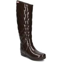 hunter regent savoy womens wellington boots in brown