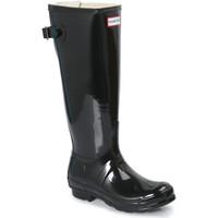 Hunter Original Black Adjust Gloss women\'s Wellington Boots in black