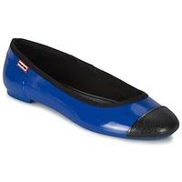 Hunter ORIGINAL BALLET FLAT women\'s Shoes (Pumps / Ballerinas) in blue