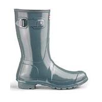 hunter short gloss wellies