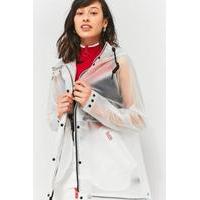 Hunter Original White Vinyl Rain Mac Jacket, WHITE