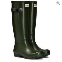 Hunter Women\'s Norris Field Side Adjustable Wellington Boots - Size: 8 - Colour: Green