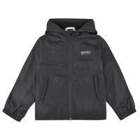 HUGO BOSS Junior Boys Logo Hooded Shell Jacket