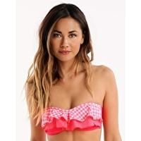 hula bandeau neon pink