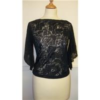 Hunters and Gatherers Size S Black Sheer Top