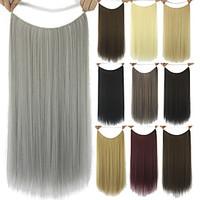 human hair extensions synthetic 80g 60cm hair extension