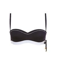 Huit Black Bandeau Swimsuit look At Me