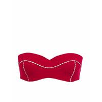 Huit Red Bandeau Swimsuit Absolutely Chic