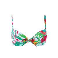 Huit Multicolor Balconnet Swimsuit Flower Addict