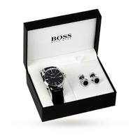 hugo boss gents watch and cufflinks set 1570046