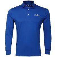 hubert tour ls polo shirt sport blue