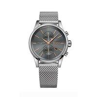 Hugo Boss Gents Jet Mesh Bracelet Grey Dial Watch