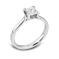 Hugh Rice Platinum SHINE Princess Cut Diamond Engagement Ring