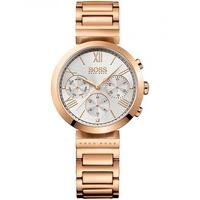 Hugo Boss Ladies Rose Gold Plated Bracelet Watch 1502399