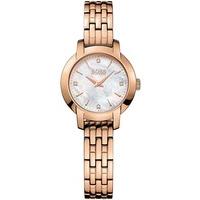 Hugo Boss Ladies Rose Gold Plated Bracelet Watch 1502379